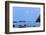 Moon Set over Rock Formations at Low Tide, Bandon Beach, Oregon, USA-Craig Tuttle-Framed Photographic Print