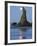 Moon Setting on Bandon Beach, Oregon, USA-Joe Restuccia III-Framed Photographic Print