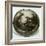 Moon-Shaped Plate with Landscape, 1890, Ceramics-null-Framed Giclee Print