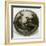 Moon-Shaped Plate with Landscape, 1890, Ceramics-null-Framed Giclee Print