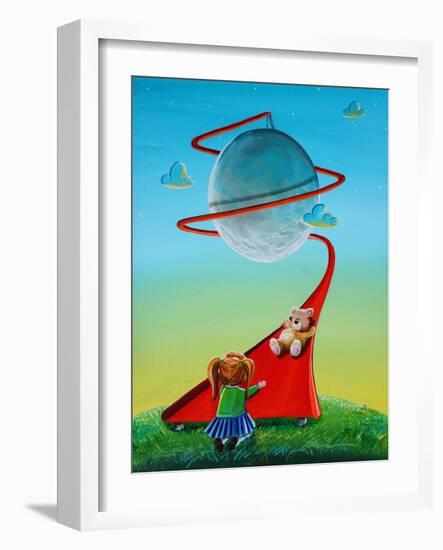 Moon Slide-Cindy Thornton-Framed Art Print