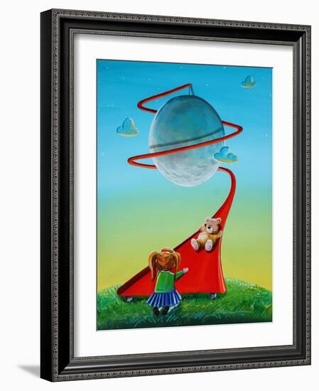 Moon Slide-Cindy Thornton-Framed Art Print