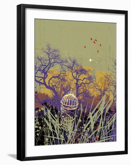 Moon Song II-Ken Hurd-Framed Giclee Print