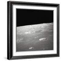 Moon Surface and Horizon-null-Framed Photographic Print