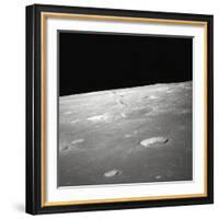 Moon Surface and Horizon-null-Framed Photographic Print