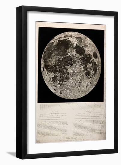 Moon Surface by John Russell, for Herschel, 1806-Science Source-Framed Giclee Print