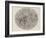 Moon surface with Craters-null-Framed Art Print