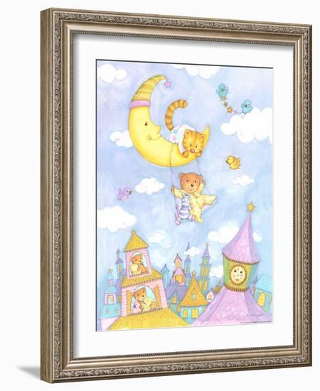 Moon Swing-Viv Eisner-Framed Art Print