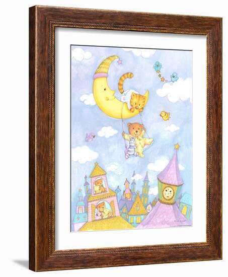 Moon Swing-Viv Eisner-Framed Art Print