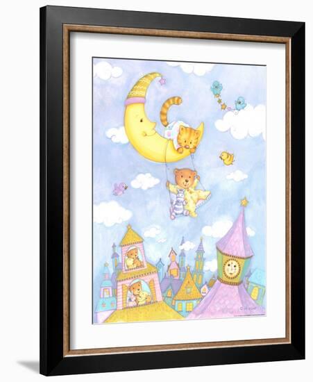 Moon Swing-Viv Eisner-Framed Art Print