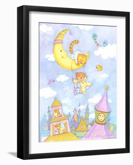 Moon Swing-Viv Eisner-Framed Art Print