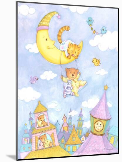 Moon Swing-Viv Eisner-Mounted Art Print