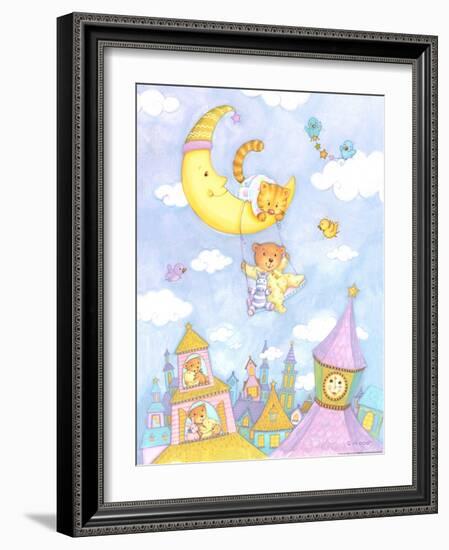 Moon Swing-Viv Eisner-Framed Art Print