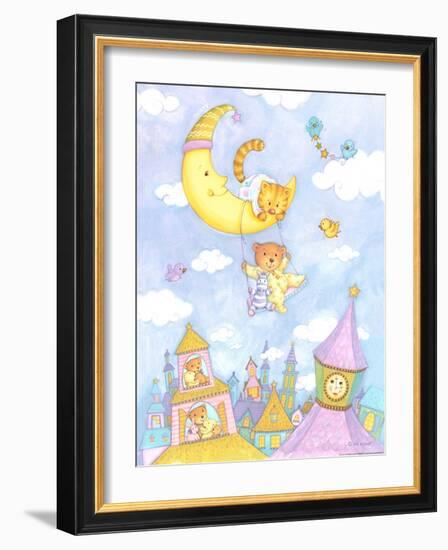 Moon Swing-Viv Eisner-Framed Art Print