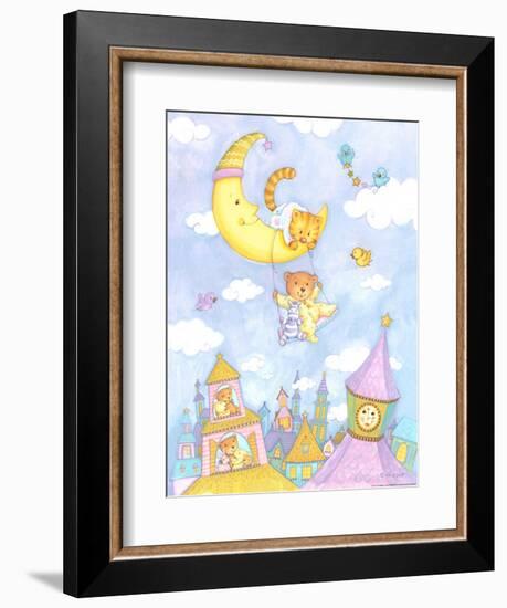 Moon Swing-Viv Eisner-Framed Art Print