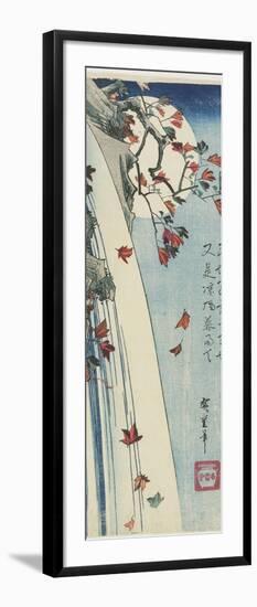 Moon Through Leaves, C. 1832-Utagawa Hiroshige-Framed Giclee Print