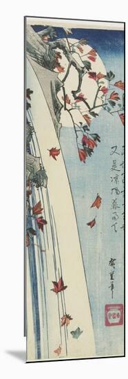 Moon Through Leaves, C. 1832-Utagawa Hiroshige-Mounted Giclee Print