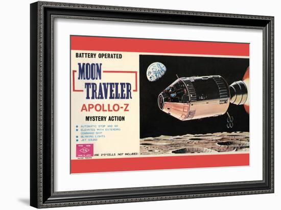 Moon Traveler Apollo-Z-null-Framed Premium Giclee Print