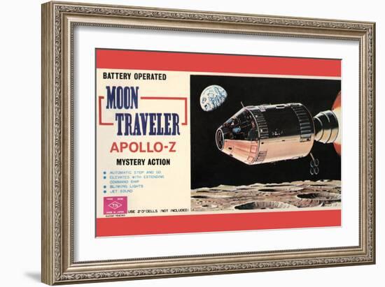 Moon Traveler Apollo-Z-null-Framed Art Print