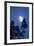 Moon, Trees, Jaws, Silhouette, at Night-Herbert Kehrer-Framed Photographic Print