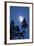 Moon, Trees, Jaws, Silhouette, at Night-Herbert Kehrer-Framed Photographic Print