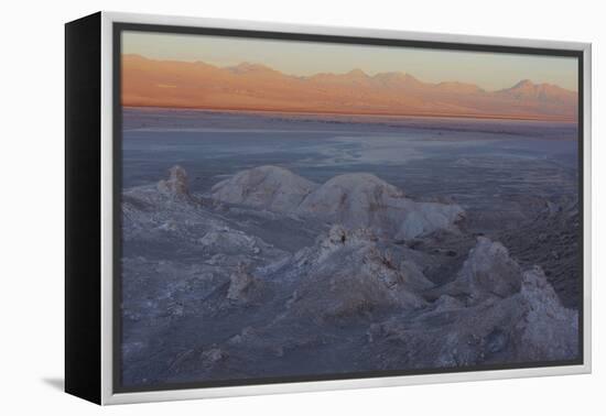 Moon Valley in the Atacama Desert as the Sun Is Setting-Mallorie Ostrowitz-Framed Premier Image Canvas