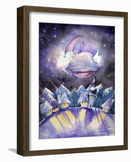 Moon-DannyWilde-Framed Art Print