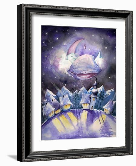 Moon-DannyWilde-Framed Art Print