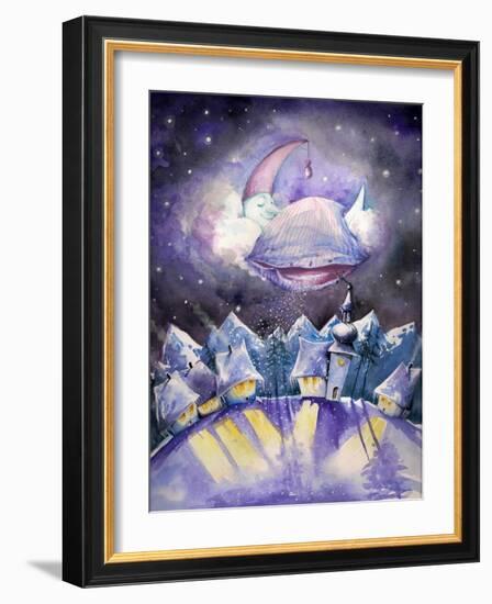 Moon-DannyWilde-Framed Art Print
