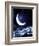 Moon-frenta-Framed Art Print