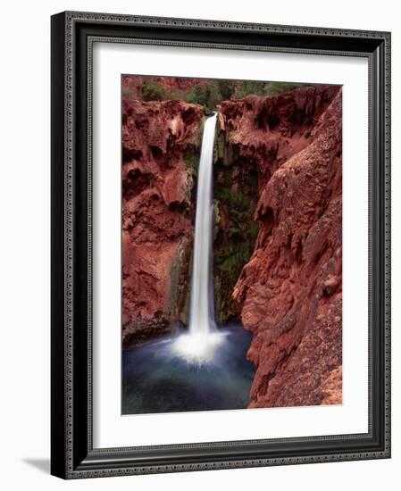 Mooney Falls in Havasu Canyon, Grand Canyon, Arizona, USA-Jerry Ginsberg-Framed Photographic Print