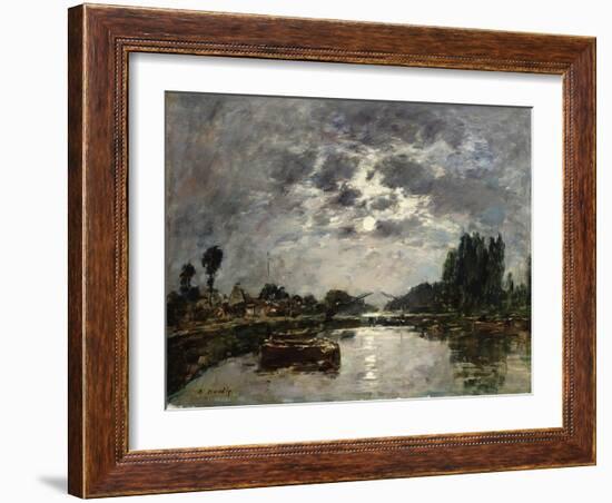 Moonlight, 1891-Eugène Boudin-Framed Giclee Print