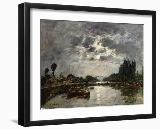 Moonlight, 1891-Eugène Boudin-Framed Giclee Print