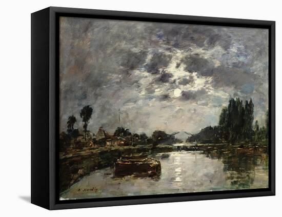 Moonlight, 1891-Eugène Boudin-Framed Premier Image Canvas