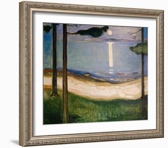 Moonlight, 1895-Edvard Munch-Framed Giclee Print