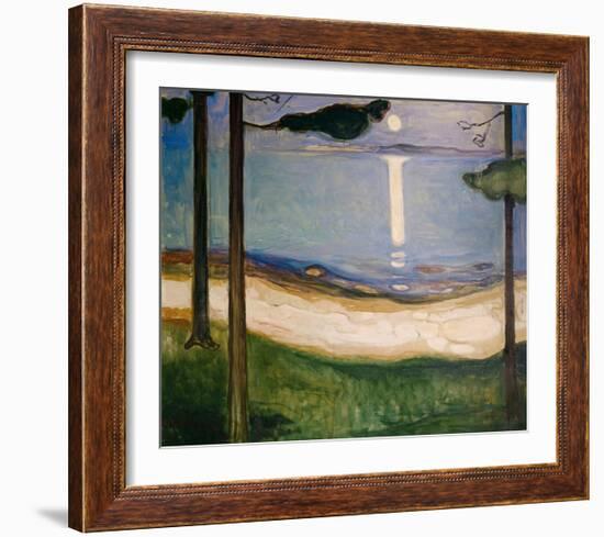 Moonlight, 1895-Edvard Munch-Framed Giclee Print