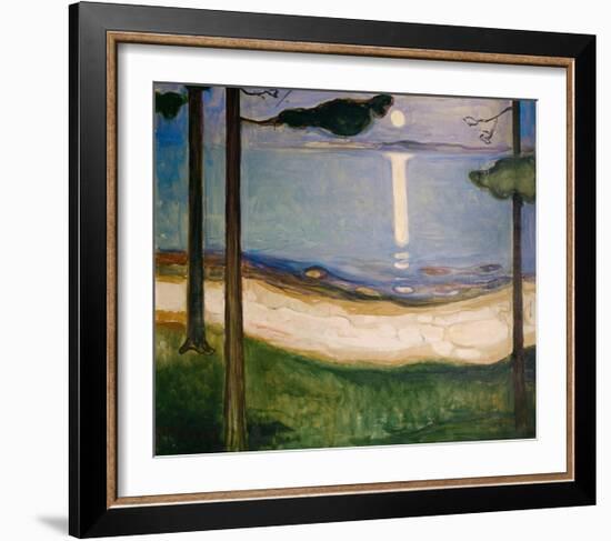 Moonlight, 1895-Edvard Munch-Framed Giclee Print