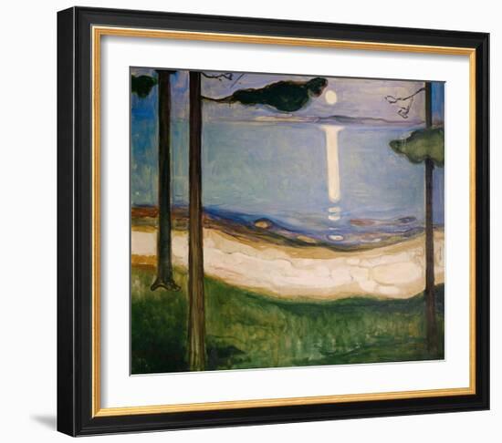 Moonlight, 1895-Edvard Munch-Framed Giclee Print