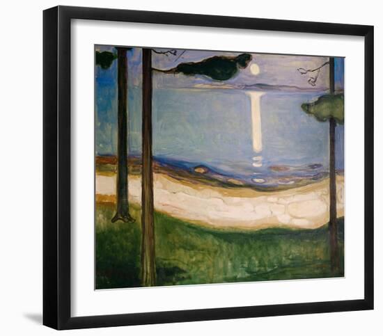 Moonlight, 1895-Edvard Munch-Framed Giclee Print