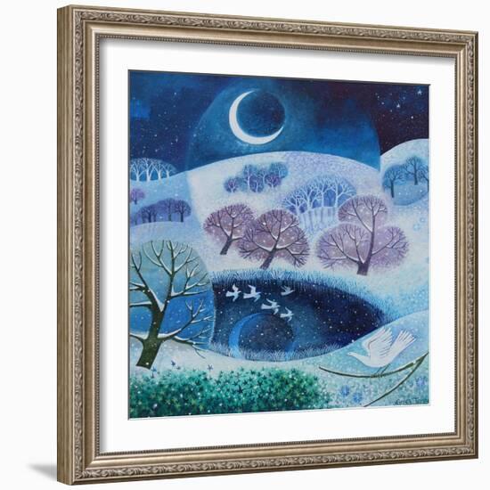 Moonlight, 2020 (acrylics on canvas)-Lisa Graa Jensen-Framed Giclee Print