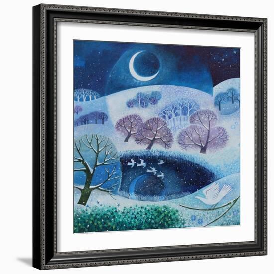 Moonlight, 2020 (acrylics on canvas)-Lisa Graa Jensen-Framed Giclee Print