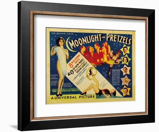 Moonlight and Pretzels, 1933-null-Framed Art Print