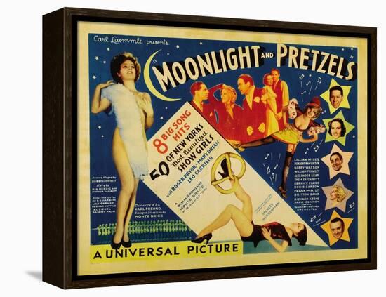 Moonlight and Pretzels, 1933-null-Framed Stretched Canvas