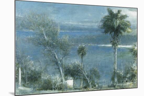 Moonlight at Port Antonio, Jamaica-Albert Goodwin-Mounted Giclee Print