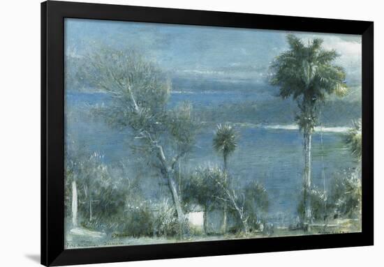 Moonlight at Port Antonio, Jamaica-Albert Goodwin-Framed Giclee Print