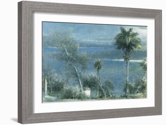 Moonlight at Port Antonio, Jamaica-Albert Goodwin-Framed Giclee Print