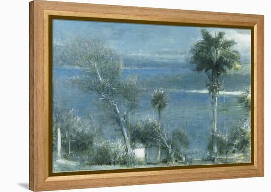 Moonlight at Port Antonio, Jamaica-Albert Goodwin-Framed Premier Image Canvas