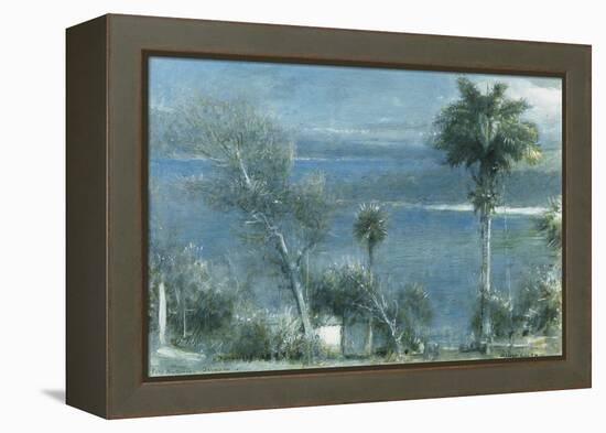 Moonlight at Port Antonio, Jamaica-Albert Goodwin-Framed Premier Image Canvas