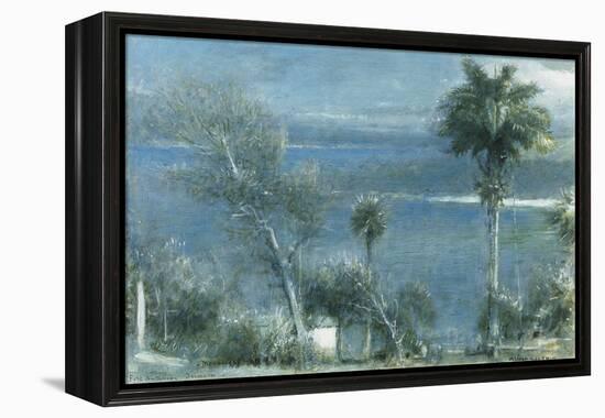 Moonlight at Port Antonio, Jamaica-Albert Goodwin-Framed Premier Image Canvas