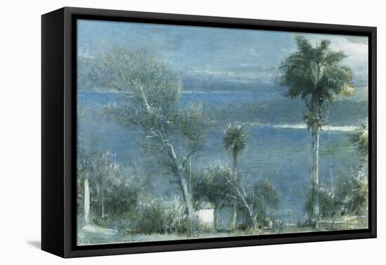 Moonlight at Port Antonio, Jamaica-Albert Goodwin-Framed Premier Image Canvas